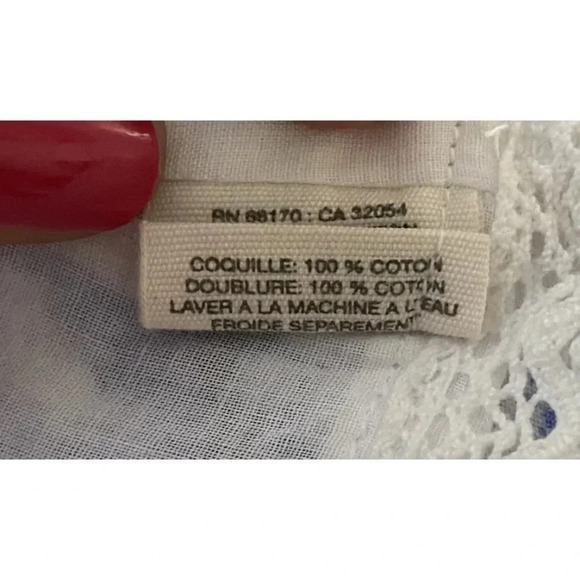 Anthropologie Blue Curtain Print First Dance Dress by Nathalie Lete Size 2 (455) - Picture 4 of 5